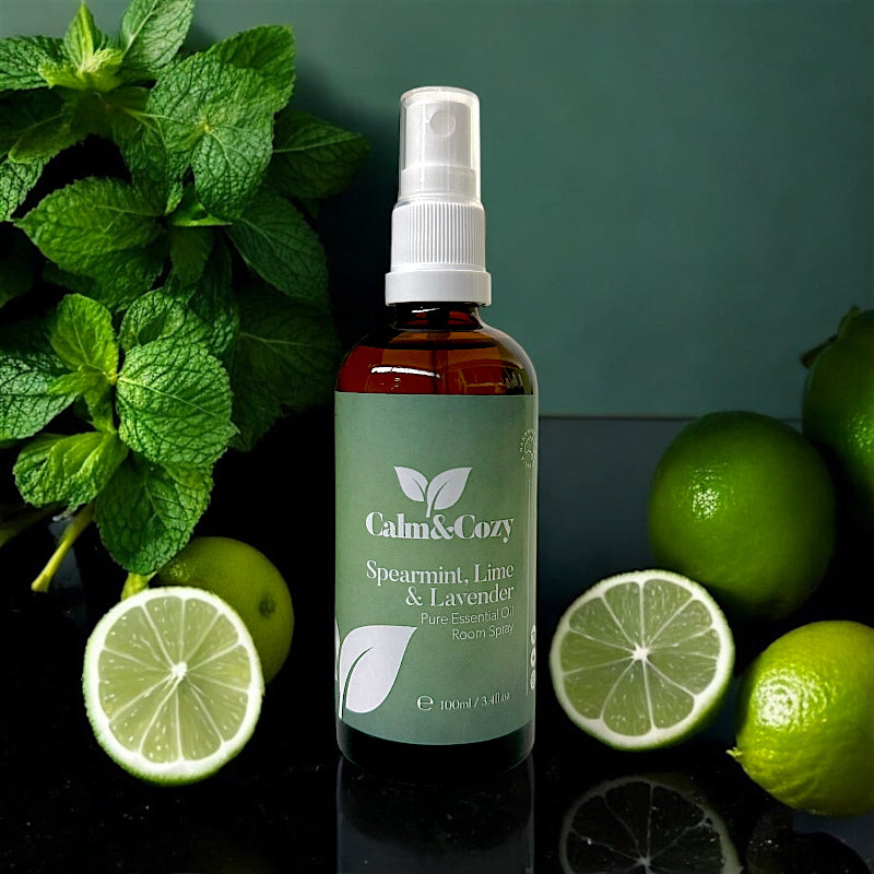 Spearmint Lime & Lavender Essential Oil Room Spray | Natural Air Freshener