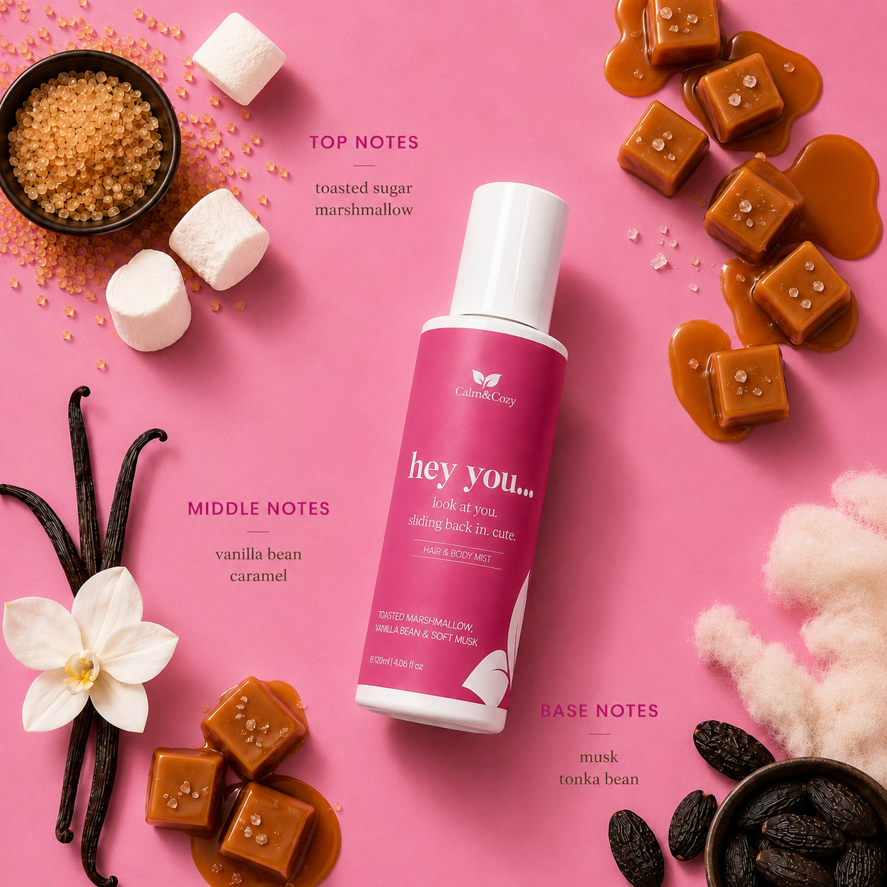 HEY YOU | Toasted Marshmallow & Vanilla Body Mist