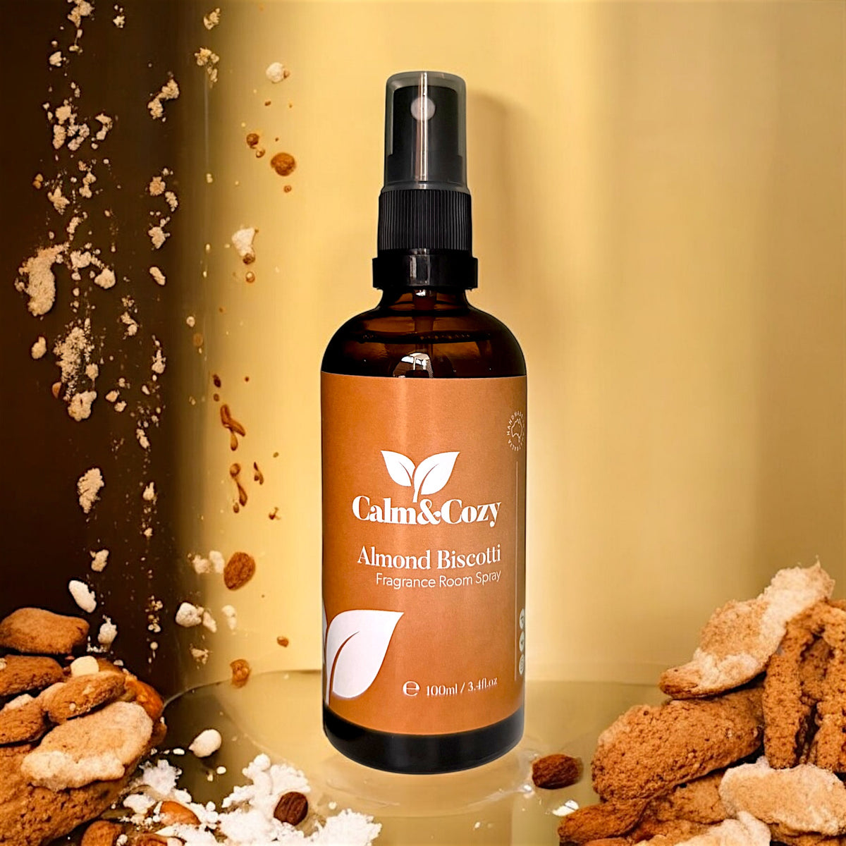 Calm &amp; Cozy Fragrance Room Spray Almond Biscotti