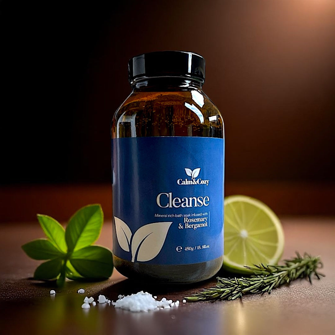 Cleanse Magnesium Bath Soak | Rosemary &amp; Bergamot for Skin &amp; Circulation