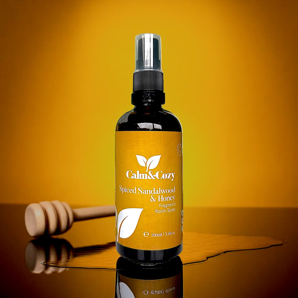 Spiced Sandalwood &amp; Honey Room Spray | Warm &amp; Cozy Air Freshener