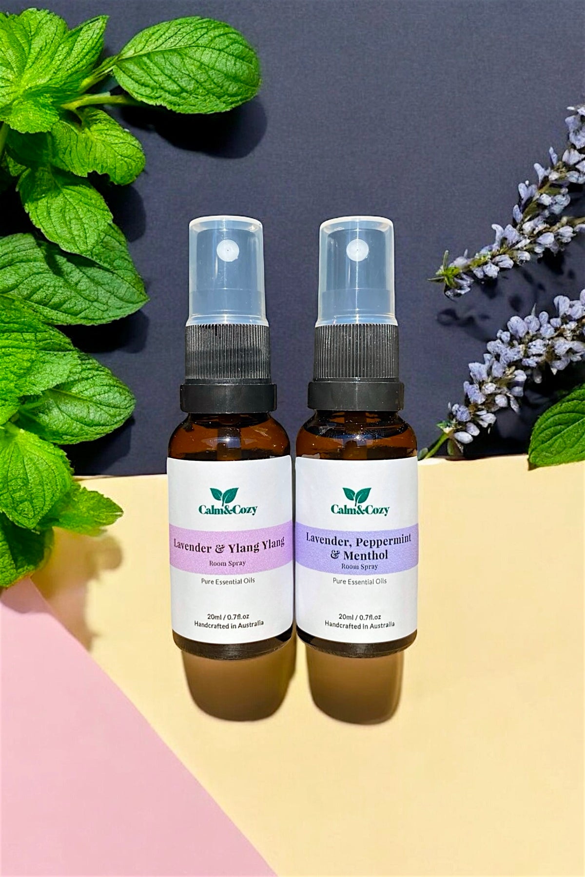 Soothe &amp; Rest Lavender Blends 20ml Essential Oil Bottles