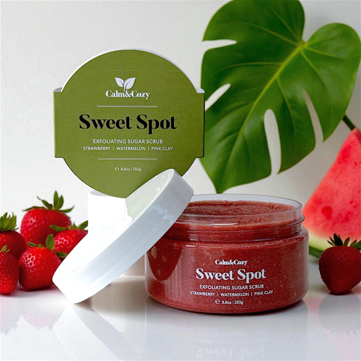 Sweet Spot | Strawberry & Watermelon | Exfoliating Sugar Scrub