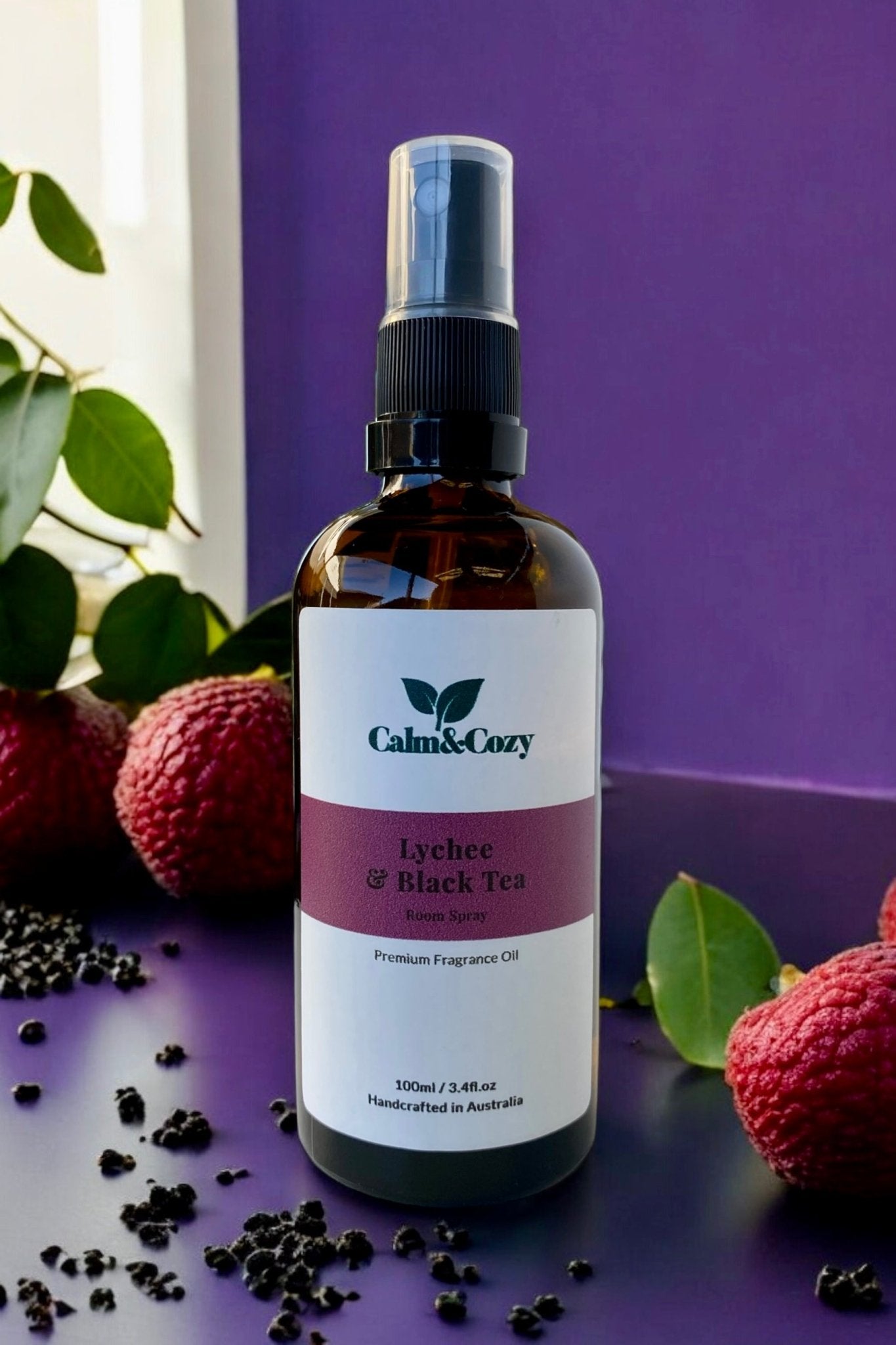 Lychee & Black Tea Fragrance Room Spray - Calm & Cozy