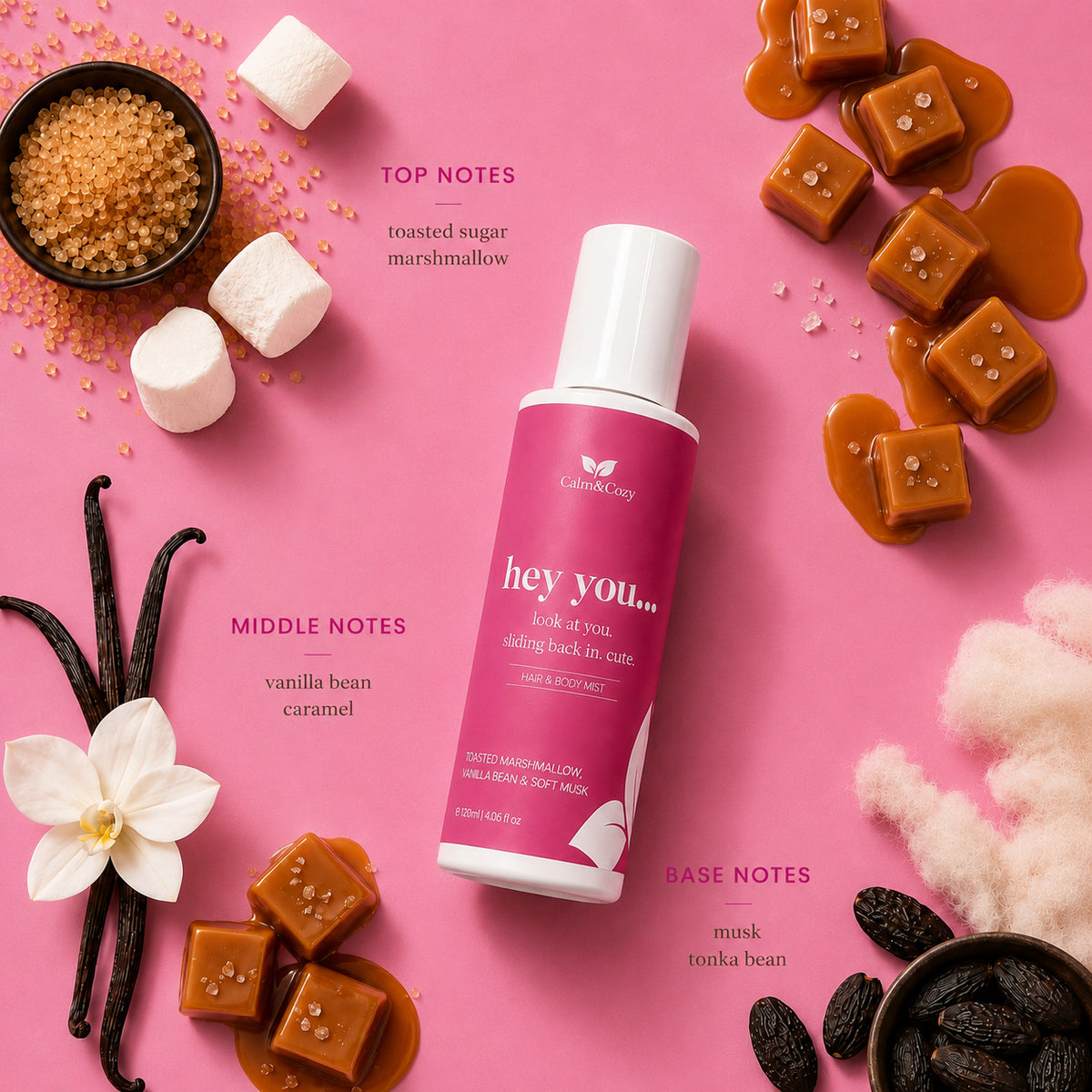 HEY YOU | Toasted Marshmallow & Vanilla Body Mist