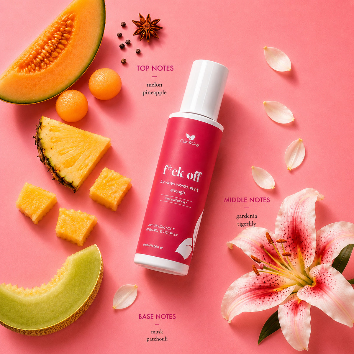 F*CK OFF | Melon & Tigerlily Body Mist