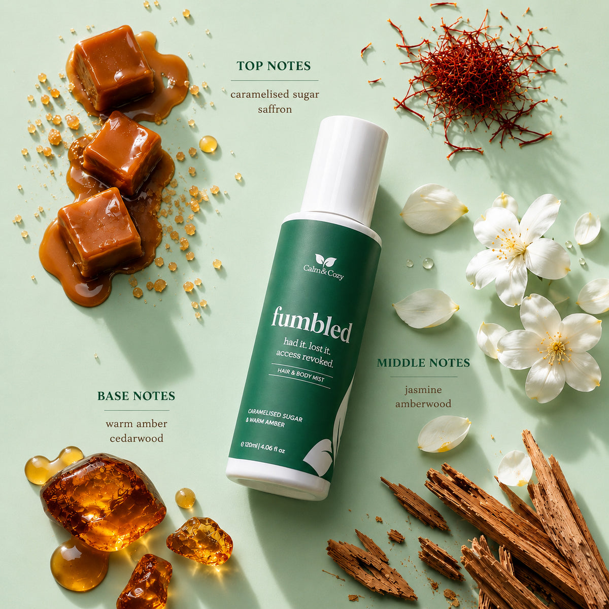 FUMBLED | Caramel Sugar & Amber Body Mist
