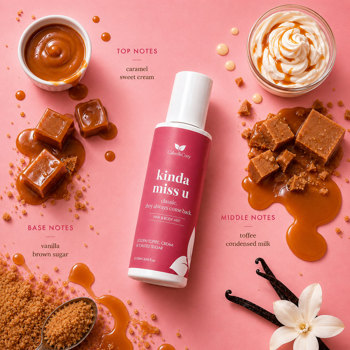 KINDA MISS U | Golden Toffee & Sugar Body Mist