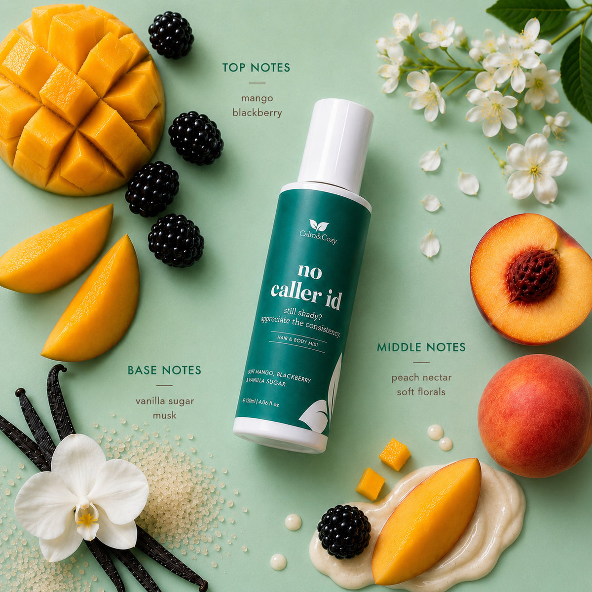 NO CALLER ID | Mango, Blackberry & Vanilla Sugar Body Mist