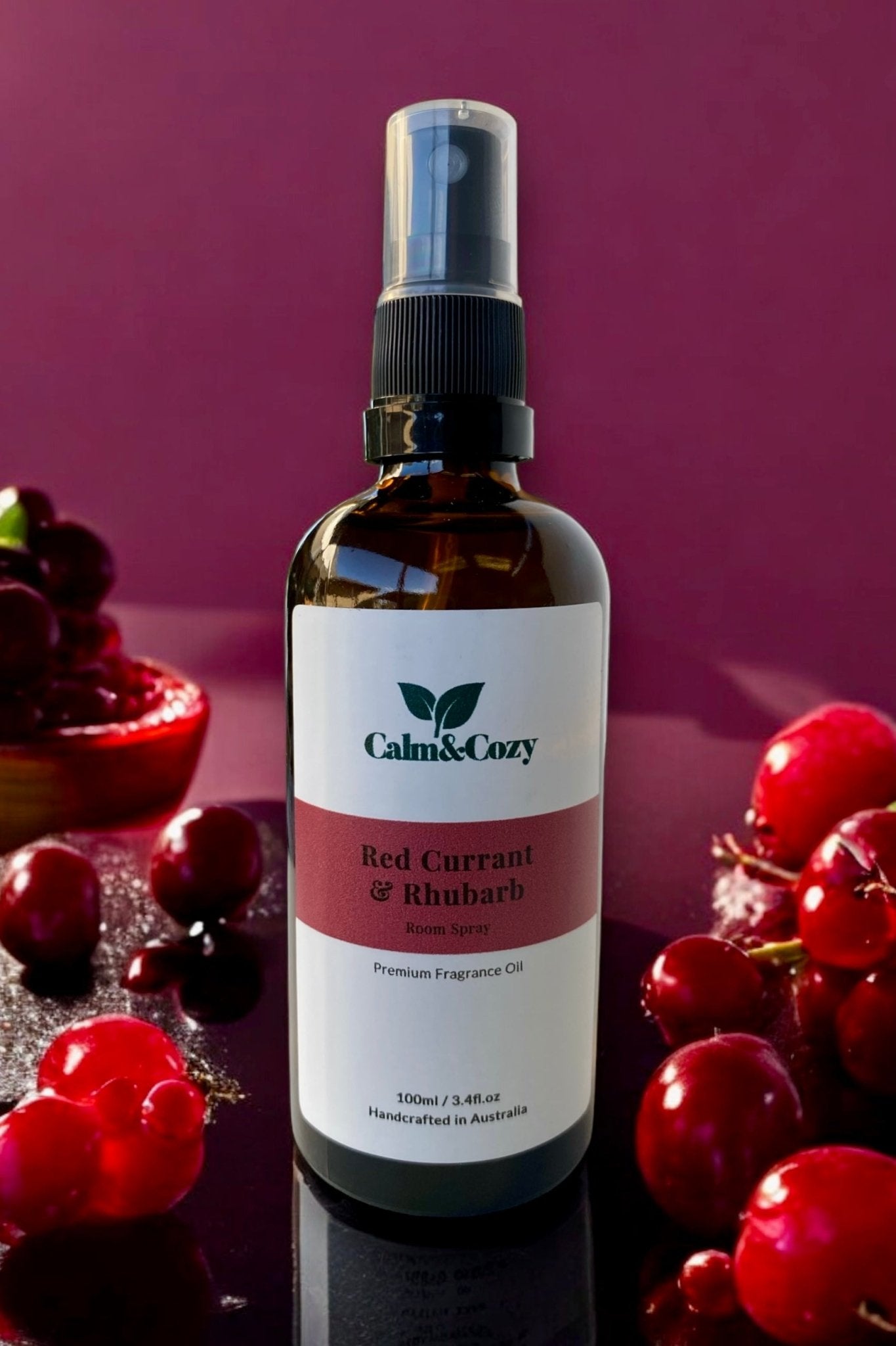 Red Currant & Rhubarb Fragrance Room Spray - Calm & Cozy